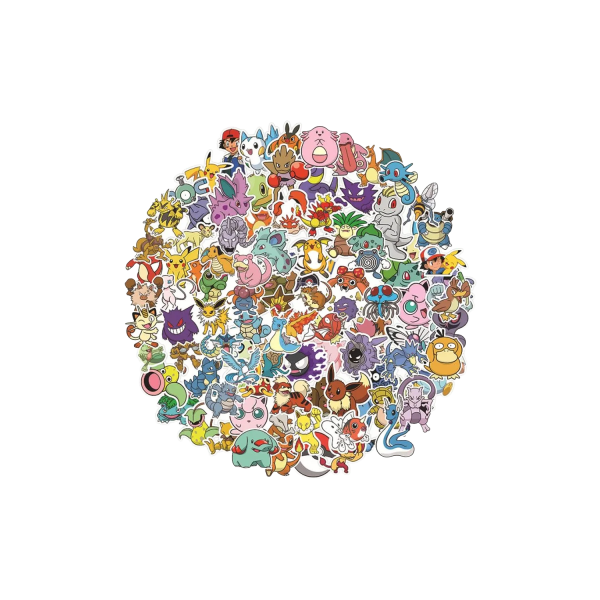 Pokémon Stickers - 50 stuks